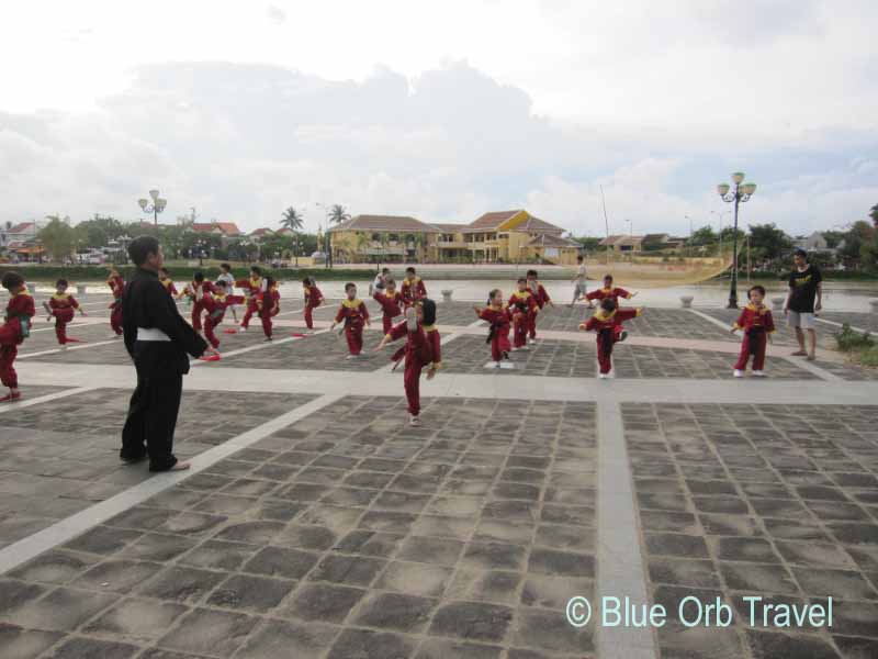 Children Practicing Martial Arts, Hoi An, Vietnam