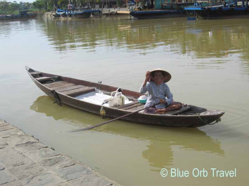 Friendly Boat Lady on the Thu Bon River, Hoi An