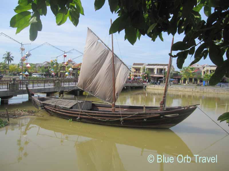 Boat on the Thu Bon River, Hoi An, Vietnam