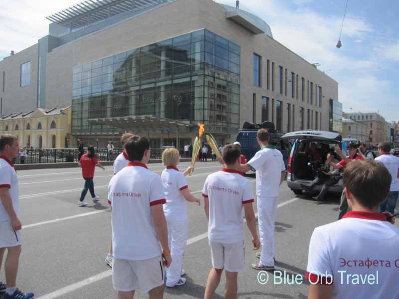 Olympic Torch, St. Petersburg, Russia