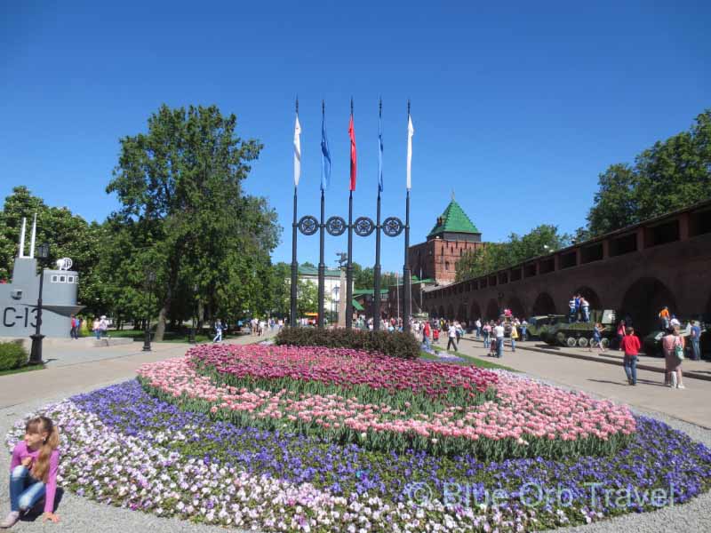 Inside Kremlin at Nizhny Novgorod