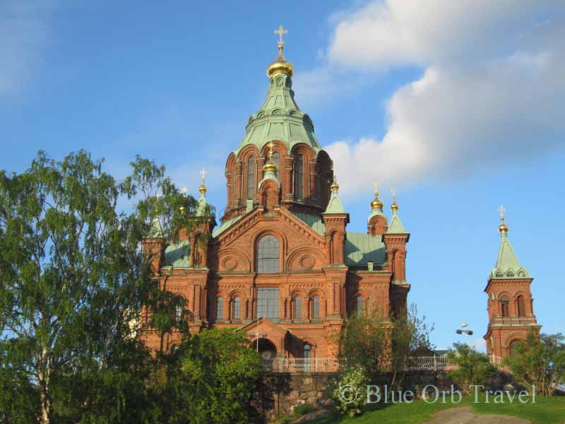 The Finnish Orthodox Uspensky Cathedral in Helsinki