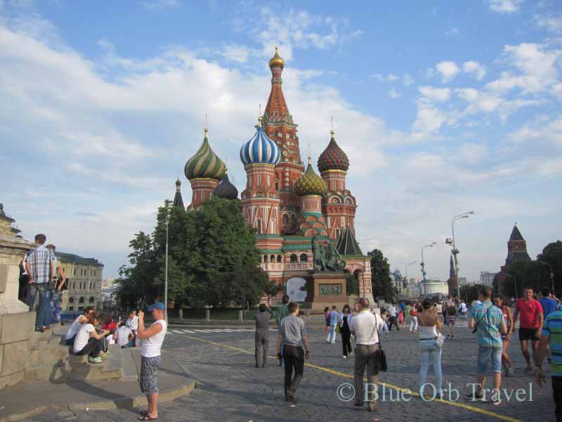 St. Basil's Cathedral in Red Square, Moscow, Russia