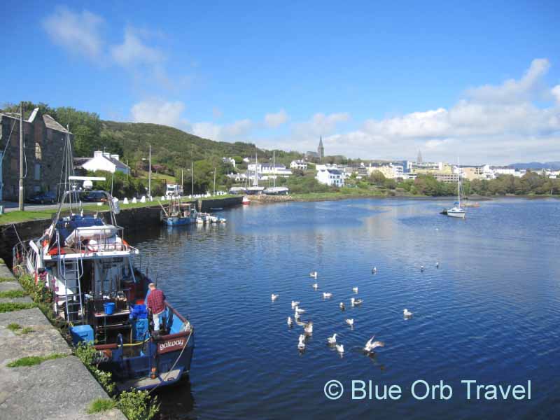 The Seaside Town of Clifden in the Cannemara Region of Ireland