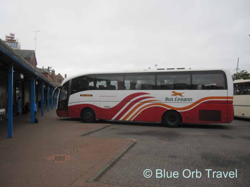 Bus Eireann at the Galway Station, Ireland