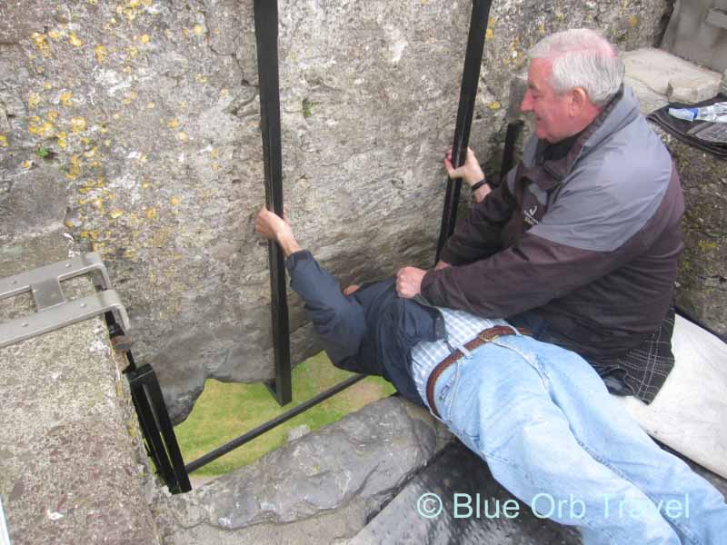 Yours Truly Kissing the Blarney Stone at Blarney Castle Near Cork, Ireland